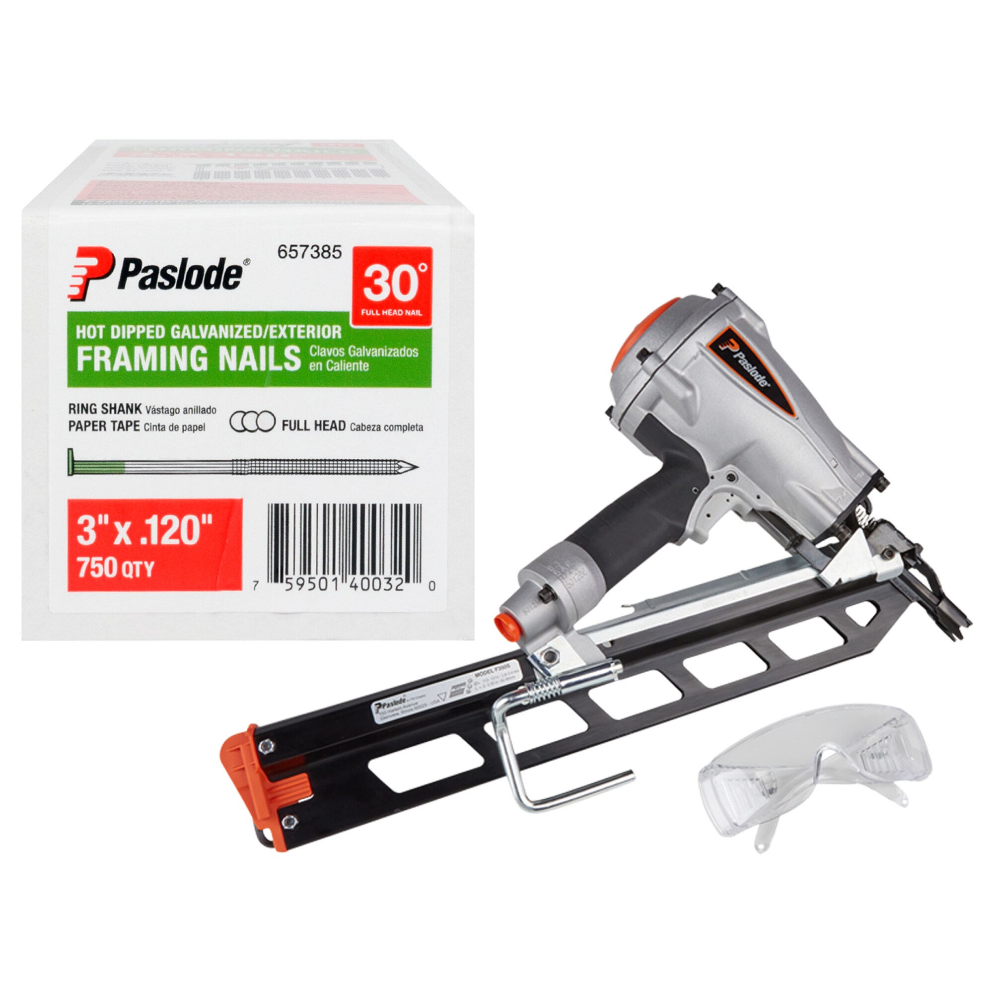Bostitch 3.25-in 30-Degree Pneumatic Framing Nailer in the Framing Nailers  department at Lowes.com